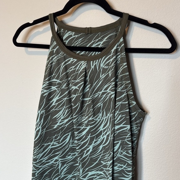 Patagonia Tropical Green Dress Built In Bra Support Womens Small EUC Vacation - Picture 4 of 9